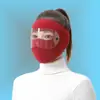 Óculos de Ciclismo à Prova de Vento e Máscara Facial para Calor e Proteção - Máscara Facial Anticongelante para Entregadores/Pesca (Removível e lavável)