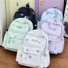 Mochila estilo Ins para estudiantes de secundaria y preparatoria, gran capacidad, duradera, elegante, bolsa escolar casual estilo coreano
