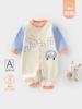 Ropa para recién nacido mameluco primavera y otoño antibacteriano algodón puro sin costuras mameluco para bebé ropa para niños Anyang mameluco para bebé