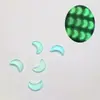 Celebridad de Internet Arte de Uñas Joyería Luminosa Estrellas Luna Estrella de Cinco Puntas Hielo Fluorescente Transparente Diamante para Uñas Decoración de Cielo Estrellado Accesorios DIY
