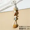 Cuerda Colgante Decorativa para Bolso, Cuerda Trenzada Anudada a Mano, Colgante Llavero para Equipaje, Correa para Teléfono Móvil, Cuerda de Nylon con Cuentas