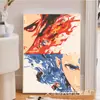 Nezha Prodigioso Causa Agitação no Mar Pintura a Óleo Digital DIY Colorir à Mão Tinta Acrílica Pintura Decorativa de Animação Fabricante Atacado