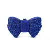 Bolsa de Jantar Olho de Cavalo Novo Laço Transfronteiriça Comércio Exterior Banquete Bolsa de Mão Cheia de Diamantes Pequena Bolsa de Cosméticos Bolsa Feminina