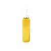 Yigao Embalagens Frasco Quadrado Amarelo para Gel de Banho 300ml Frasco Plástico para Embalagem de Artigos de Higiene Pessoal Frasco Vazio com Tampa Pump