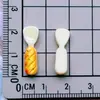 Mini Comida y Juguete Tenedor Palillos Cuchara Carcasa de Teléfono Móvil Pegatina de Refrigerador Pasador Hecho a Mano Joyería Accesorios de Resina