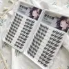 Pegamento para Pestañas Yingmeijia Sin Pegamento Cara Grande Ojo de Gato Rizado Pestañas Postizas Racimo Individual Párpado Superior Natural Artificial Rizado Grueso Pestañas Postizas