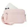 2024 Nova Carteira Feminina Mini Moda Coreana Fofa Atacado Carteira Feminina Acolchoada de Nylon Bolsa para Celular