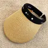 Gorra de Visera Deportiva de Verano al por Mayor de Moda para Mujer, Sombrero de Sol, Sombrero de Pescador, Nuevo Sombrero Grande de Protección Solar con Visera