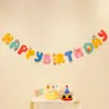 Guirnalda de Pancarta de Feliz Cumpleaños | Banderines de Letras Pastel Morandi para Decoración de Fiesta de Cumpleaños Infantil, Colgante de Pared para Fondo de Foto de Baby Shower