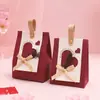 Caja de dulces para boda 2026 modelo nuevo, bolsa creativa de dulces para boda, empaque de dulces para boda de nicho de alta gama, caja de regalo
