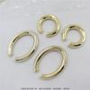 Anillo O Abierto, Ovalado Redondo, Longitud Libremente Combinable, Accesorios de Conexión para Cadena de Joyería en Bolsa, Círculo Cosido