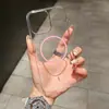 Funda para PC 17Pro No Amarillea, Succión Magnética Fina Apple 16 Funda para Teléfono 16Pro, Cubierta Protectora de Alta Transparencia 15Promax Adecuada para