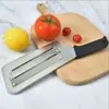 Venta al por mayor del fabricante Acero Inoxidable Doble Hoja Rallador Cuchillo para Verduras Cuchillo Rebanador Rallador de Col Cuchillo Pelador Gadgets de Cocina