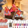 Bolsita DIY del Festival de Medio Otoño, Zongzi sin Coser, Kit de Materiales para Manualidades Padre-Hijo de Jardín de Infancia, Pequeño Regalo de Actividad, Bolsita de Artemisa