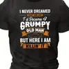 Camiseta de Manga Corta para Hombre de Aliexpress Transfronteriza Simple Inglés