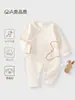 Ropa de bebé suave de algodón cepillado para primavera y otoño, Clase A, para recién nacidos de 0 a 3 meses, Pelele unisex para bebé