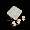 Brinquedo Squishy Pequeno Cesta de Flores Girassol Margarida Molde de Silicone Molde de Grau Alimentício