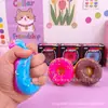 Juguete para aliviar el estrés transfronterizo más vendido de Amazon, juguete squishy realista con forma de dona de TPR de rebote lento
