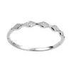 ¡Onda Heng Adornada! Pulsera Rombo de Circonita Chapada en Oro Real de 18k Pulsera de Estilo Minimalista Joyería de Lujo Ligero y Acabado de Alta Gama para Mujeres