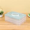 Caja para Dumplings de Gran Capacidad Multicapa Dopamina Congelación Especial Comida Congelada Wonton Dumplings Refrigerador Caja de Conservación Sellada