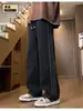 Pantalones de trabajo estilo americano, corte holgado para hombre, pierna recta, nueva colección 2026, pantalones largos retro, pantalones casuales multibolso para hombre, estilo primavera/otoño