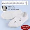 Zapatos Blancos Antiestáticos de Cuatro Agujeros PU Engrosados Antideslizantes para Fábrica Electrónica a Prueba de Polvo Verano Anti-olor Transpirables de Trabajo Zapatos Electrostáticos