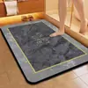 Atacado do Fabricante Tapetes Simples para Porta de Banheiro de Lama Diatomácea Tapetes de Chão para Banheiro Absorventes de Água, Resistentes a Manchas, Resistentes ao Desgaste e de Fácil Cuidado