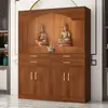 Gabinete de Altar Budista, Modelo Económico para el Hogar, Mesa de Altar, Gabinete para Estatua de Buda, Altar del Dios de la Riqueza, Mesa de Adoración de Bodhisattva, Santuario