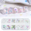 Lantejoulas Iridescentes Polarizadas para Nail Art de Coração, Estrela e Lua, Glitter Misturado de Borboleta Deslumbrante, Acessórios de Unha Japoneses e Coreanos para Primavera e Verão