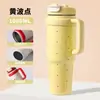 Copo de Gelo Gigante Premium Aço Inoxidável 316 Copo Térmico com Alça, Copo de Manter Frio em Aço Inoxidável, Copo de Carro de Grande Capacidade