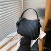 Bolso de mano elegante de gran capacidad con tejido avanzado de comercio exterior, estilo europeo y americano, bandolera de hombro para mujer, novedad de verano 2024