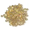 Acessórios de Contas Planas Multimaterial Banhadas a Ouro 18K Contas Espaçadoras Planas de Aço Inoxidável Contas Disco Materiais para DIY Artesanato Contas Espaçadoras