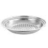 Venda Direta de Fábrica Bandeja de Cozimento a Vapor Multifuncional Espessa de Aço Inoxidável Rack de Cozimento a Vapor para Cozinha Doméstica Suporte de Cozimento a Vapor para Wok Cesta de Cozimento a Vapor