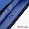 Bolsa para documentos A4 patrón de fútbol cremallera lona impermeable bolsa de información impresión personalizada logo imprimible publicidad de empresa