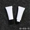 10 ml/g Envase de Manguera Cosmética Vacío Bálsamo Labial Brillo de Labios Base Crema para Ojos Cabezal de Masaje Paquete de Muestra para Prueba