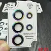 Adequado para Samsung S25U Película para Lente Olho de Águia de Metal Fundo Branco Galaxy Localizador Película Protetora de Lente S25