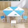 Mesas y sillas para aulas de creadores, combinación móvil, empalme triangular, mesa de actividades para sala de conferencias, mesa hexagonal experimental, hexágono