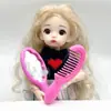 Accesorios para Muñecas 6 Puntos Altura 30cm Peine para Muñecas Cuidado del Cabello Estilismo Accesorios para Casa de Muñecas Peine Espejo