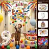 Cascada de Globos Lluvia de Globos para Cumpleaños Set de Globos de Cumpleaños Decoración de Cumpleaños para Niño y Niña Globos Decorativos para Escena