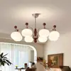 Lustre para Sala de Estar Estilo Medieval Retro Vintage Americano Nova Lâmpada Principal de Hall 2025 Pacote Completo para Casa