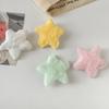 Dulce pasador de estrella de peluche japonés clip lindo para flequillo de estudiante clip lateral versátil de otoño e invierno pasador y2k tocado