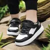 Zapatillas blancas para niños para la escuela, zapatos deportivos para niños, zapatos blancos de cuero impermeables, zapatillas para estudiantes de primaria, zapatos casuales para niñas