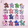 Nuevos dijes para zapatos de agujero de oso de globo transfronterizos, dijes de flores para zapatos, accesorios de dijes para zapatos de jardín DIY, venta al por mayor en plataformas transfronterizas