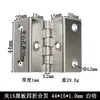 Bisagra de tres pliegues accesorios de bisagra para puerta de mueble armario bisagra de hierro plegable doblada ferretería para marco de fotos armario de zapatos armario con espejo venta al por mayor