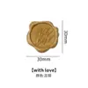 Sellos de Lacre, Etiquetas de Lacre en Relieve, Pegatinas de Monedas de Lacre para Comercio Exterior, Pegatinas de Sello de Amor Autoadhesivas para Invitaciones de Boda, Fábrica al por Mayor