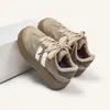 Zapatos versátiles para niñas, zapatillas infantiles, nueva colección de invierno 2026, zapatos forrados de felpa para niñas y niños, zapatillas de entrenamiento alemanas para niños