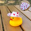Regalo sombrero de patito amarillo pequeño accesorios mini sombrero de vaquero sombrero de paja sombrero de jazz sombrero decorativo para muñeca accesorios para la cabeza al por mayor