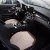 1 Pieza Cojín de Asiento de Coche de Lino para Asiento Delantero, Ajuste Universal Transpirable Antideslizante Almohadilla para Asiento de Coche, Cojín para Silla de Coche de 4 Estaciones para la Mayoría de Vehículos, Silla de Oficina, Silla de Comedor