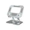 Suporte de Computador Giratório 360 Graus, Suporte de Mesa para iPad Tablet Todo em Metal Aço Carbono, Dobrável e Portátil para Jogos e Uso Preguiçoso