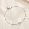 Pulsera de ojo de caballo de diamante de 40 quilates plata S925 pulsera pequeña de diamante para el día a día estilo de mezcla y combinación de moda pulsera básica diamante 5A amarillento